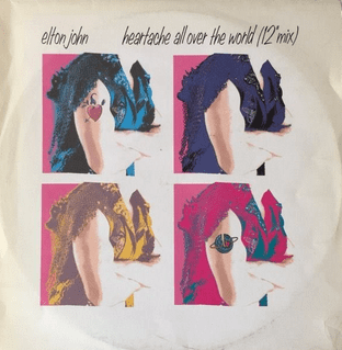 Elton John - Heartache All Over The World (12") (G+/VG)