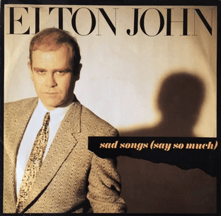Elton John - Sad Songs (Say So Much) (12") (G-VG/G++)