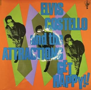 Elvis Costello And The Attractions - Get Happy!! (LP + Poster) (VG+/VG+)