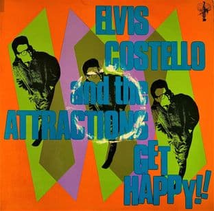 Elvis Costello And The Attractions - Get Happy!! (LP) (VG-/G-VG)
