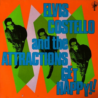 Elvis Costello And The Attractions - Get Happy!! (LP) (VG-/VG-)