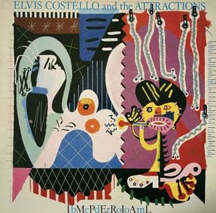 Elvis Costello And The Attractions - Imperial Bedroom (LP) (VG-EX/VG-EX)