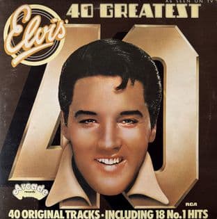 Elvis Presley - Elvis' 40 Greatest (LP) (G+/VG-)