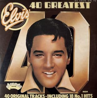 Elvis Presley - Elvis' 40 Greatest (LP) (VG-/VG)