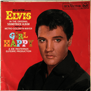 Elvis Presley - Girl Happy: Original Soundtrack Recording (LP) (G++/G-)