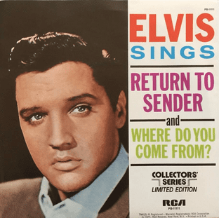 Elvis Presley - Return To Sender (7") (EX+/EX)