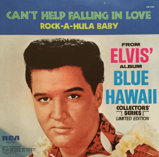 Elvis Presley With The Jordanaires - Can't Help Falling In Love (7") (EX+/EX)