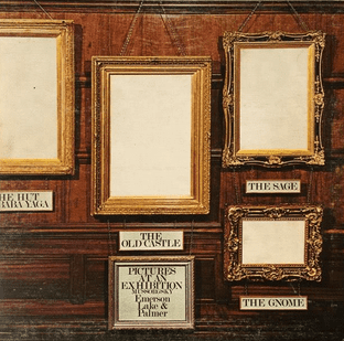 Emerson, Lake & Palmer ‎- Pictures At An Exhibition (LP) (G-VG/VG-)
