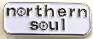 Enamel Pin Badge: Northern Soul Rectangular (EPB47) (New)