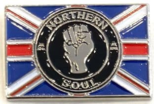 Enamel Pin Badge: Northern Soul Union Jack (EPB49) (New)