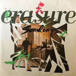 Erasure - Sometimes (7") (EX/VG+)