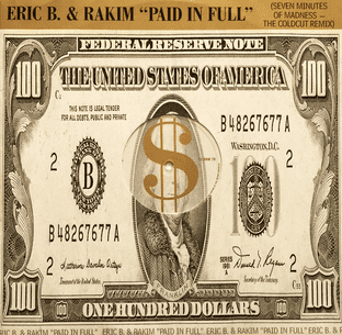 Eric B. & Rakim - Paid In Full (Seven Minutes Of Madness: The Coldcut Remix) (12") (VG-/VG)