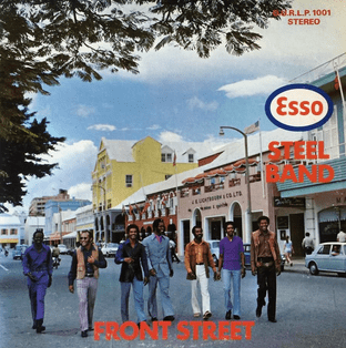 Esso Steel Band - Front Street (LP) (G++/VG-)