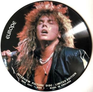 Europe - Limited Edition Interview Picture Disc (LP) (EX/NM)