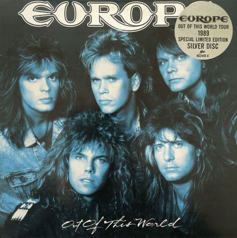 Europe - Out Of This World (LP) (Silver Vinyl) (VG-EX/VG)