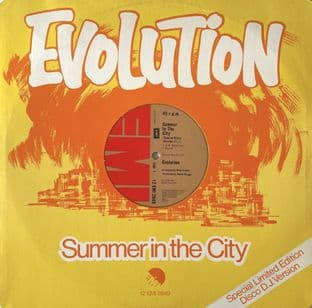 Evolution - Summer In The City (12") (Yellow Vinyl) (VG-EX/VG-)