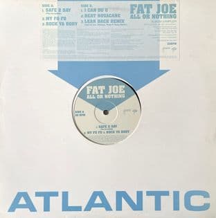 Fat Joe - All Or Nothing: Album Sampler EP (12") (Promo) (VG-EX/VG-EX)