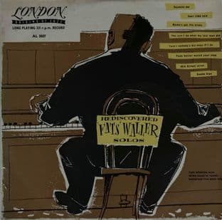Fats Waller ‎- Rediscovered Fats Waller Solos (10" LP) (VG-/G++)