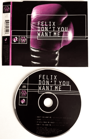 Felix - Don't You Want Me (CD Single) (VG+/EX)