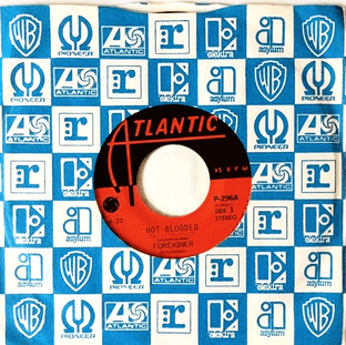 Foreigner - Hot Blooded (7") (EX+/EX-)