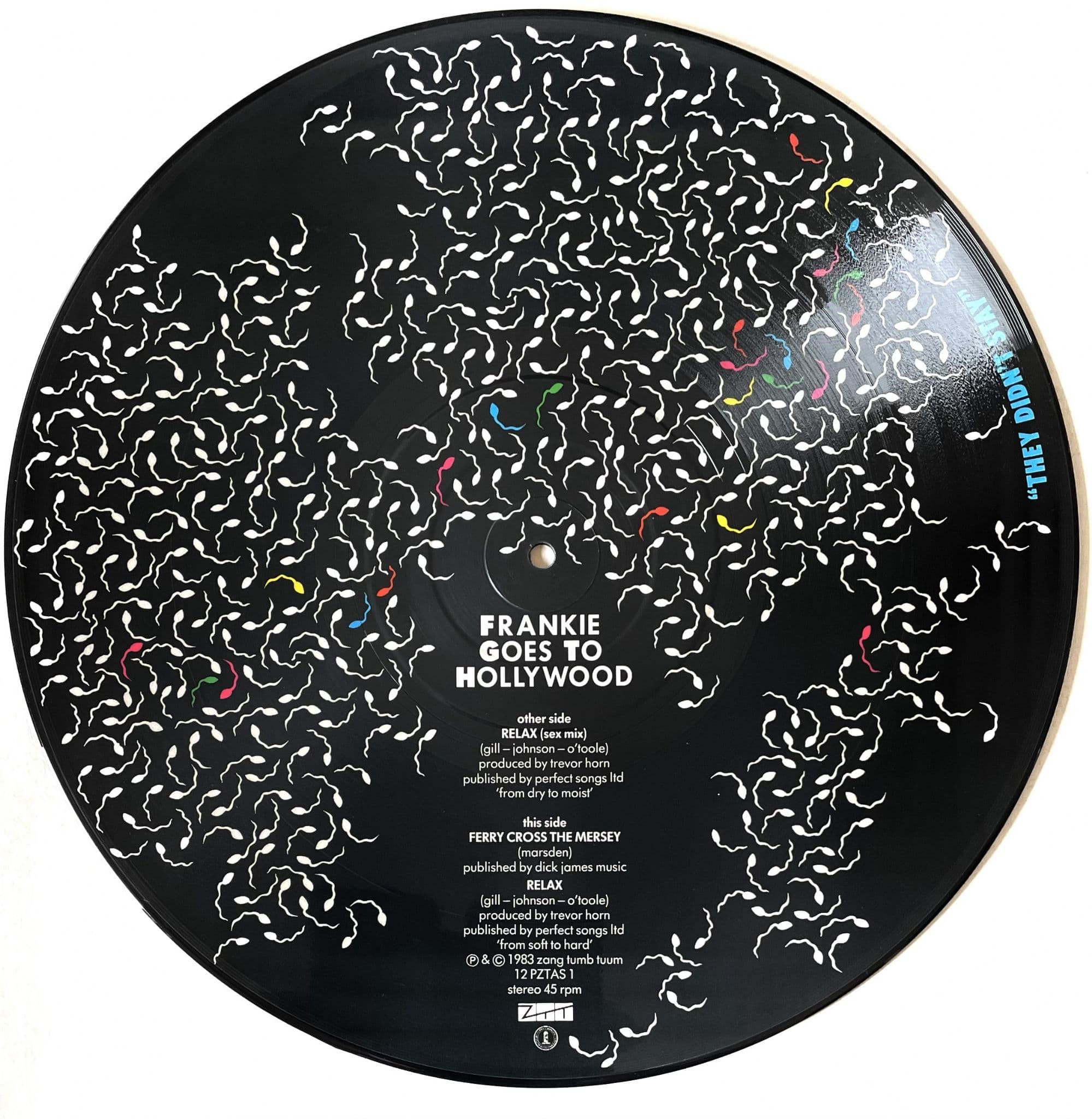 Frankie Goes To Hollywood - Relax 12 Picture Disc EX/NM
