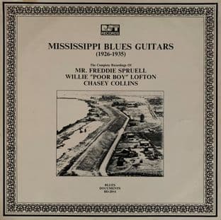 Freddie Spruell/Willie Lofton/Chasey Collins ‎- Mississippi Blues Guitars 1926-1935 (LP) (G+/G+)