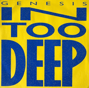 Genesis - In Too Deep (7") (EX-/VG)