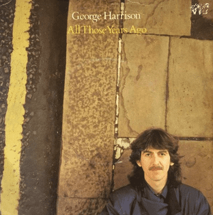 George Harrison - All Those Years Ago (7") (EX/G+) (2)