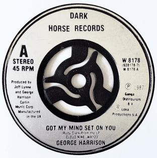 George Harrison - Got My Mind Set On You (7") (VG/NM)