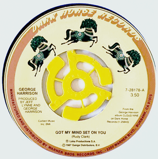George Harrison - Got My Mind Set On You (7") (VG+/NM)