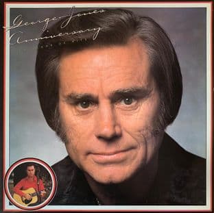 George Jones ‎- Anniversary: Ten Years Of Hits (LP) (VG/VG)