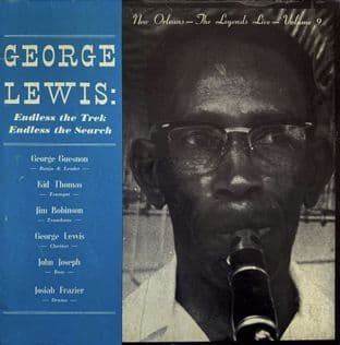 George Lewis - Endless The Trek Endless The Search (LP) (EX/VG-)
