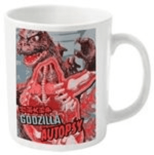 GODZILLA, GODZILLA AUTOPSY - MUG (11oz) (Brand New Sealed In Box)