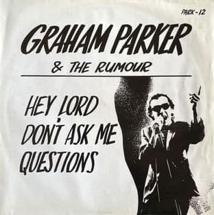 Graham Parker & The Rumour - Hey Lord, Don't Ask Me Questions (12") (VG-/VG-)