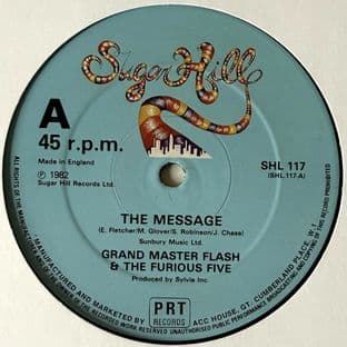 Grandmaster Flash & The Furious Five - The Message (12") (G++/NM)
