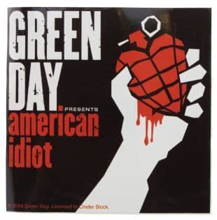 Green Day - American Idiot Album Cover (Sticker)