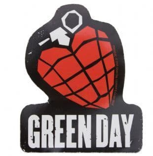 Green Day - American Idiot Grenade Logo (Sticker)