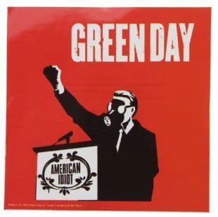 Green Day - American Idiot Speech (Sticker)