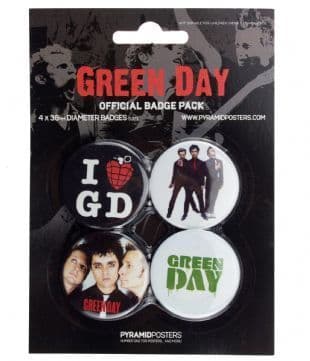 Green Day - Official Button Badge Pack