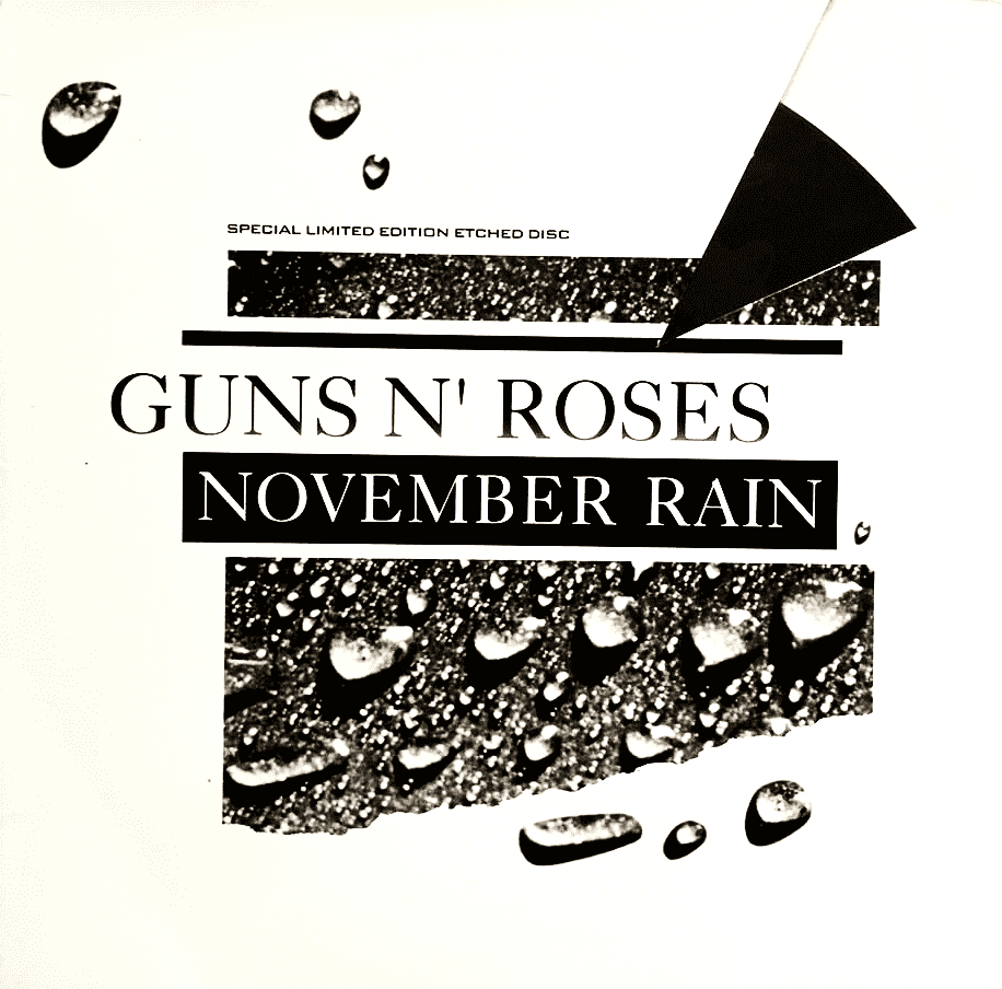 ピクチャー12インチ　Guns N' Roses November Rain Rare vinyl? (Guns N' Roses Picture Disc 12'Ep November Rain
