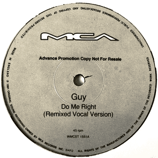 Guy - Do Me Right (12") (Promo) (G/NM)