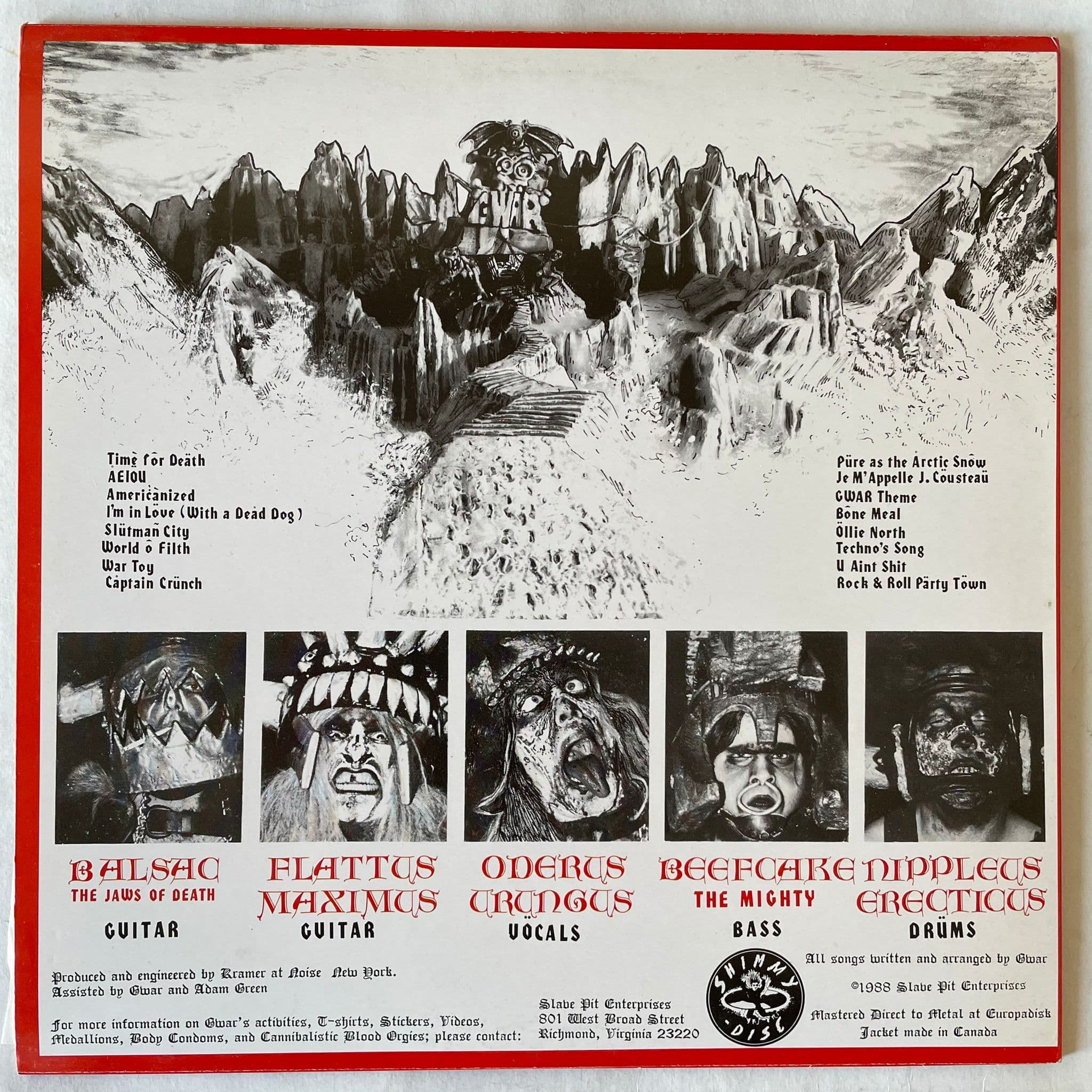 Gwar - Hell-O LP EX/EX