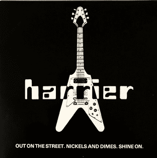 Harrier - Out On The Street (12") (Signed) (EX-/VG)