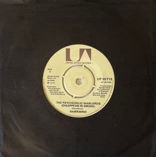 Hawkwind - The Psychedelic Warlords (Disappear In Smoke) (7") (VG/G++)