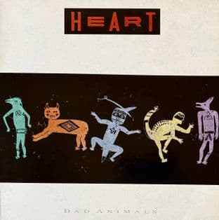 Heart ‎- Bad Animals (LP) (1st Pressing ) (VG+/EX)