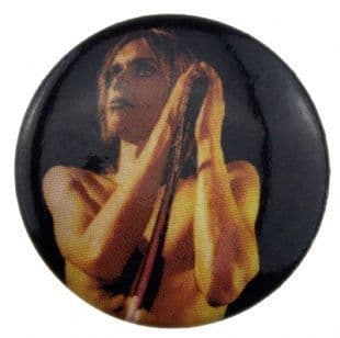 Iggy Pop - Classic Live Shot (25mm Button Badge)