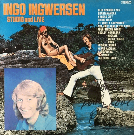 Ingo Ingwersen - Studio and Live (LP) (Signed) (VG+/VG+)