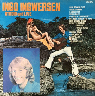 Ingo Ingwersen - Studio and Live (LP) (Signed) (VG+/VG+)