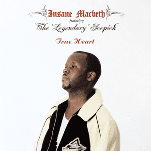 Insane Macbeth ft The Legendary Icepick - True Heart (12") (Red Vinyl) (EX/EX+)