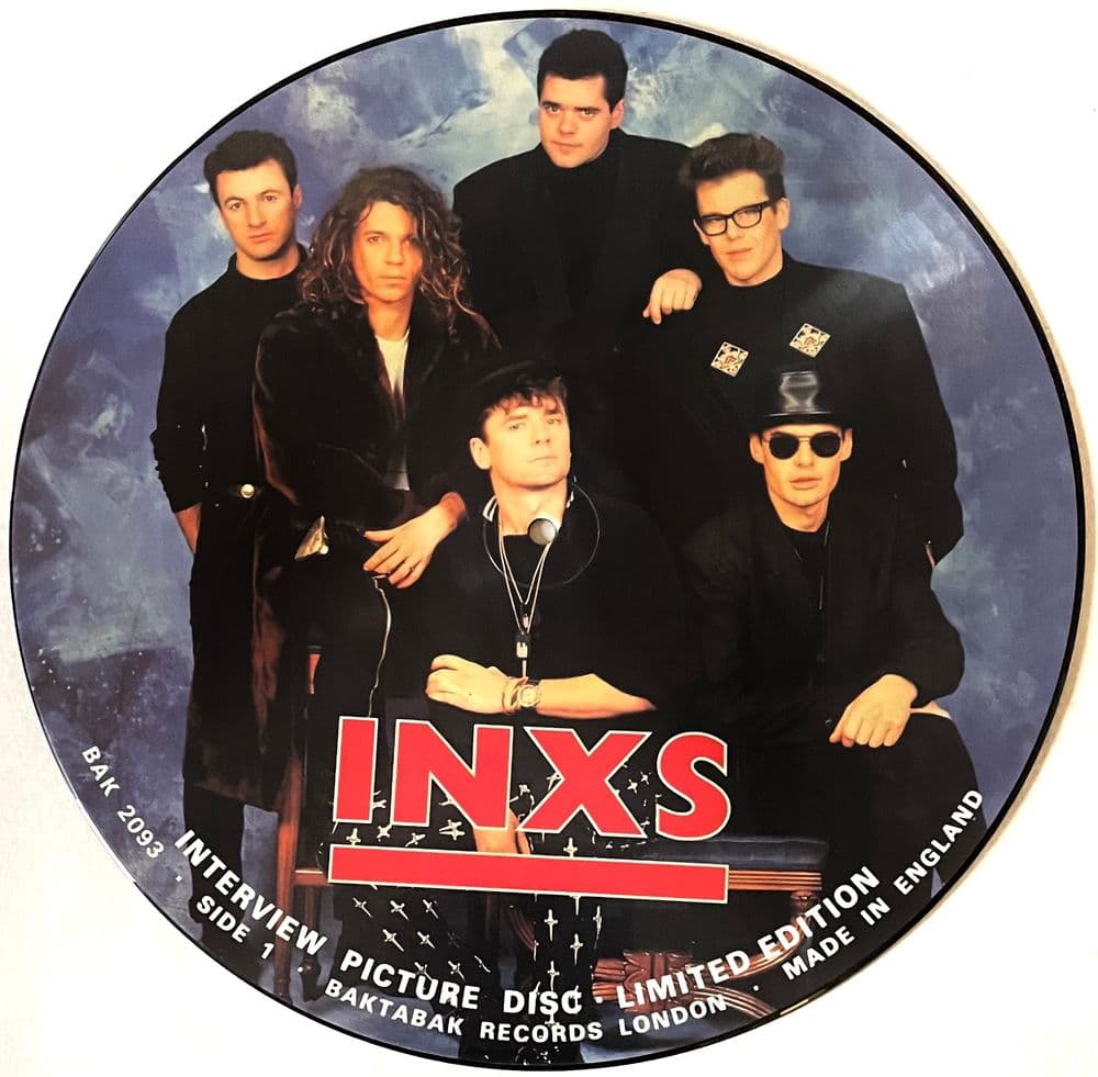 INXS - Limited Edition Interview Picture Disc LP G /NM